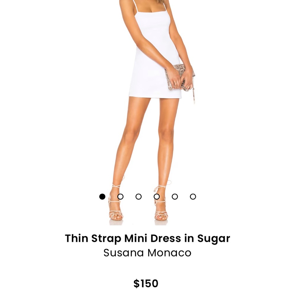 Susana Monaco little white dress
